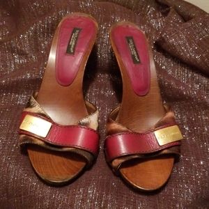 Red and cheetah shoes